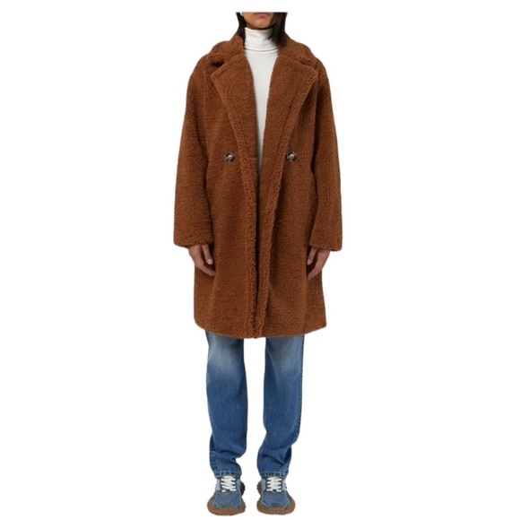 Apparis Jackets & Blazers - NWT Apparis Anouck Faux Sterling Coat Size Small Camel